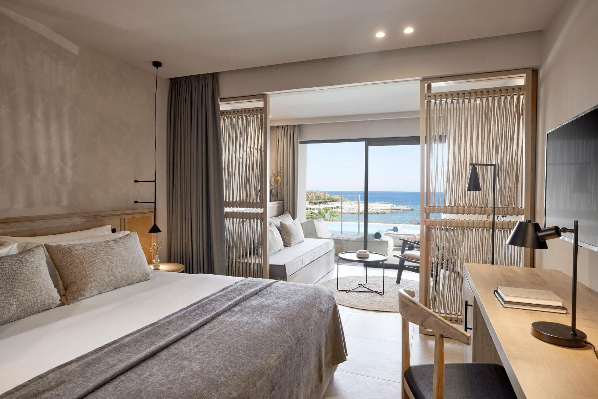 Helea Lifestyle Beach Resort Kallithéa 외부 사진 Deluxe Seafront Room