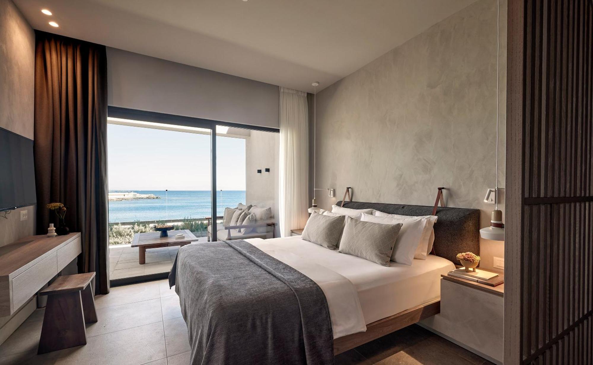 Helea Lifestyle Beach Resort Kallithéa 객실 사진 Deluxe Seafront